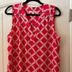 41 Hawthorn size L pull over sleeveless blouse.